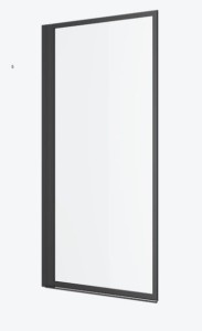 EXCELLENT Fabrika parawan nawannowy 73x145 cm 1-częściowy lewy / prawy, czarny mat