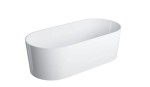 OMNIRES OVO M+ wanna wolnostojąca, 160 x 75 cm biały połysk