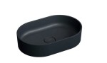 OMNIRES OVO M+ umywalka nablatowa, 55 x 36 cm black lava mat