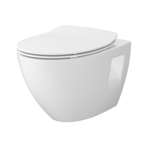 CERSANIT SET B904 MISKA ZAWIESZANA MODUO PLUS OVAL CLEANON Z DESKĄ DUROPLASTOWĄ SLIM