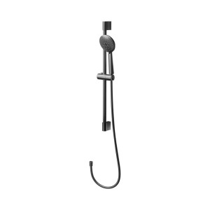 CERSANIT ZESTAW NATRYSKOWY Z DRĄŻKIEM ZEN BY CERSANIT CZARNY GUN METAL