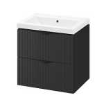 CERSANIT SET C461 TIRSO 60 CZARNY MATOWY (SZAFKA + UMYWALKA)