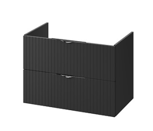 CERSANIT SZAFKA PODUMYWALKOWA TIRSO 80 CZARNY MATOWA