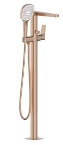 KFA ARMATURA KRAKÓW MALAGA BRUSHED ROSE GOLD bateria wannowa wolnostojąca