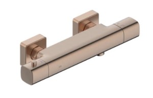 KFA ARMATURA KRAKÓW MALAGA BRUSHED ROSE GOLD bateria termostatyczna natryskowa