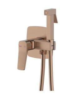 KFA ARMATURA KRAKÓW MALAGA BRUSHED ROSE GOLD bateria bidetowa podtynkowa
