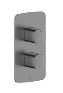 KFA ARMATURA KRAKÓW MALAGA GUN METAL GREY bateria termostatyczna podtynkowa