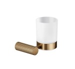 CERSANIT KUBEK ŚCIENNY MIEDŹ SZCZOTKOWANA