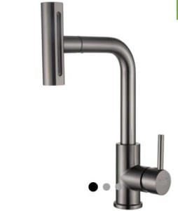 LAVEO Rotaro - bateria zlewozmywakowa stojąca z wyciąganą wielofunkcyjną wylewką