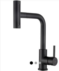 LAVEO Rotaro - bateria zlewozmywakowa stojąca z wyciąganą wielofunkcyjną wylewką