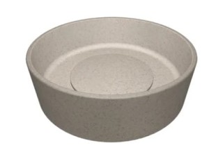 LAVEO Perl - umywalka nablatowa granitowa