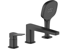 KFA ARMATURA KRAKÓW MALAGA BLACK bateria wannowa 3-otworowa