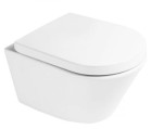 OLTENS Oltens Jog Stille miska WC wisząca PureRim SmartClean z deską wolnoopadającą biały połysk