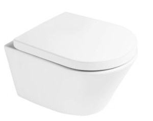 OLTENS Oltens Jog Stille miska WC wisząca PureRim SmartClean z deską wolnoopadającą biały połysk