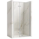 REA Drzwi prysznicowe Atlas 80 Chrome+Profil