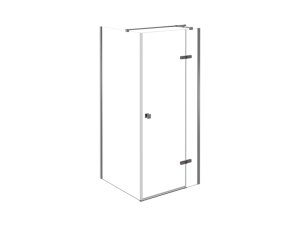 BESCO KABINA KWADRATOWA GUN METAL 90X90