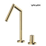 VALVEX AVOLA Brushed Gold Bateria umywalkowa 2-otworowa