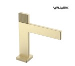 VALVEX VARSO Brushed Gold Bateria umywalkowa stojąca bez korka spustowego