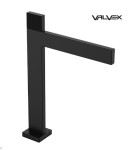 VALVEX VARSO Black Bateria umywalkowa stojąca, nablatowa, wysoka