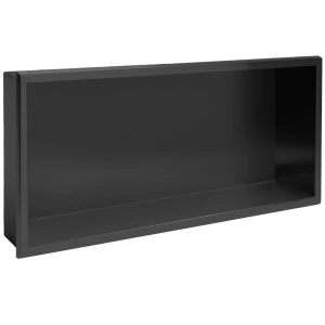 REA PÓŁKA WNĘKOWA ŁAZIENKOWA 30x60 czarny mat