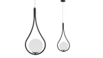 TOOLIGHT LAMPA WISZĄCA SZKLANA KULA G111-1W CZARNA E27
