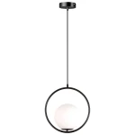 TOOLIGHT Lampa Sufitowa Wisząca Szklana Kula G110-1W Czarna