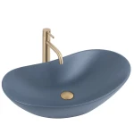 REA Umywalka nablatowa  Royal Blueberry Matt