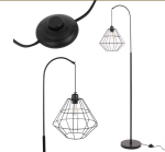 TOOLIGHT Lampa stojąca podłogowa APP538-1F Czarna