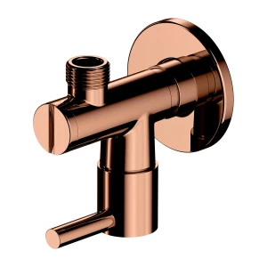 OMNIRES Zawór kątowy miedź połysk