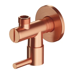 OMNIRES Zawór kątowy miedź szczotkowana