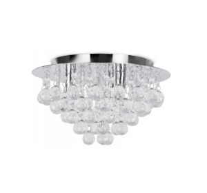 TOOLIGHT Kryształowa Lampa Sufitowa Plafon Glamour 392179