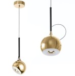 TOOLIGHT LAMPA SUFITOWA WISZĄCA LED G086-1CP Złota