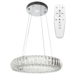 TOOLIGHT Kryształowa Lampa Sufitowa LED APP1040-CP + pilot