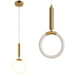 TOOLIGHT LAMPA WISZĄCA LED LHJ058-CP1 Złota Szczotkowana