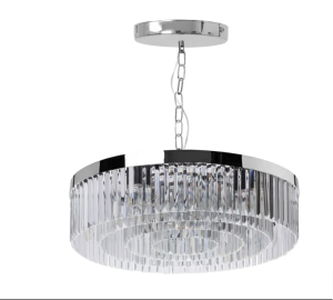 TOOLIGHT Lampa kryształowa wisząca APP1532-8CP Chrom
