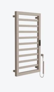 EXCELLENT Brego Smart grzejnik łazienkowy elektryczny 91x50 cm, cappuccino