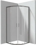 DEANTE Funkia Evo Kabina prysznicowa półokrągła 90x90 cm titanium