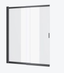 EXCELLENT Liner parawan nawannowy 110x140 cm rozsuwany 2-częściowy lewy / prawy, grafit szczotkowany