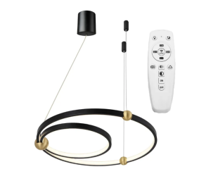 TOOLIGHT Lampa Ring led + pilot APP692-30-50 Czarna