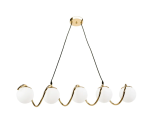TOOLIGHT LAMPA SUFITOWA WISZĄCA GOLD APP1780-5CP