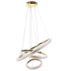 TOOLIGHT LAMPA SUFITOWA WISZĄCA LED LHJ042-CP3 ZŁOTA
