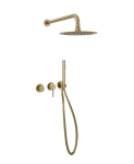 EXCELLENT PI Zestaw prysznicowo-wannowy podtynkowy 2 funkcyjny, złoty szczotkowany
