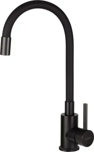 DEANTE LUNO - Bateria kuchenna z giętą wylewką - nero