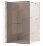 REA Kabina prysznicowa Walk-In  Flexi Brown / Chrome 130