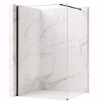 REA Kabina prysznicowa Walk-In Flexi Transparent / Black 70