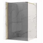 REA Kabina prysznicowa Walk-In Flexi Grey / Brush Gold 120
