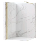 REA Kabina prysznicowa Walk-In Flexi Transparent / Gold 110