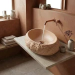 REA Umywalka nablatowa Mika Light Terracotta