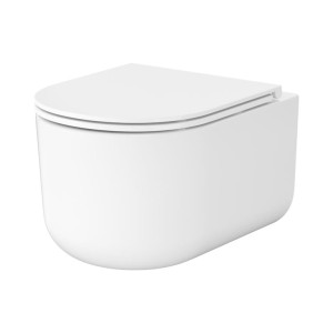 CERSANIT SET C951: MISKA ZAWIESZANA INTRO PRO OVAL CERSANIT TORNADO Z DESKĄ DUROPLASTOWĄ SLIM