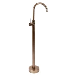 REA Bateria umywalkowa podłogowa Lungo Miedź Szczotkowana